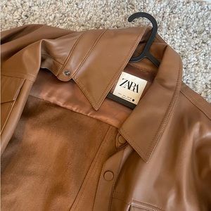 Zara Faux Leather jacket